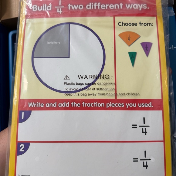 Lakeshore Building Fractions Activity Center - Picture 4 of 5